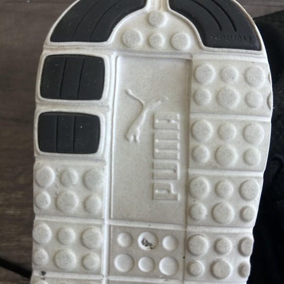 Puma Shoes Womens Size 8.5 Black Mesh SoftFoam Lightweight Athletic Sneakers - Picture 6 of 7